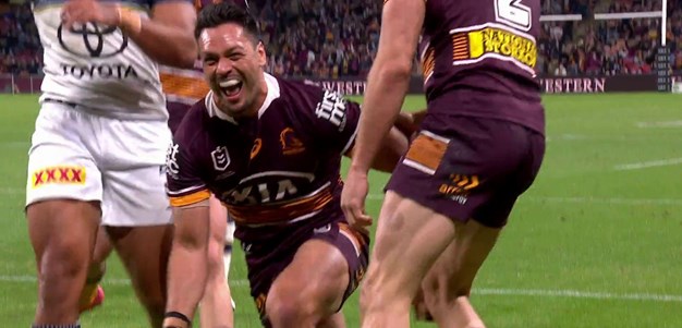 Glenn finishes off crazy team try for Broncos