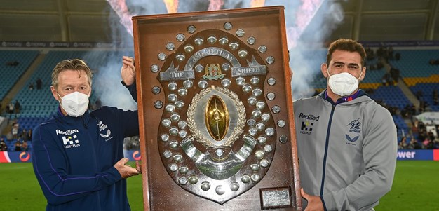 Bellamy and Finucane accept J.J. Giltinan Shield