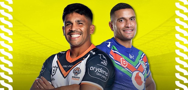 NRL Teams: Wests Tigers v Warriors