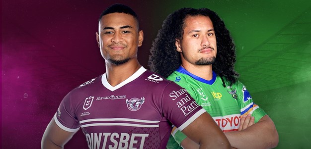 NRL Teams: Sea Eagles v Raiders