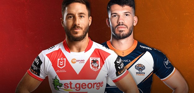 Dragons v Wests Tigers: Round 8