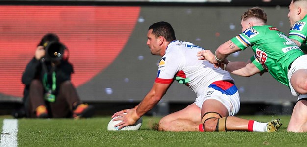 Croker chases down Ponga grubber