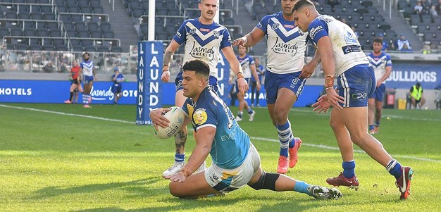 David Fifita gets over the line