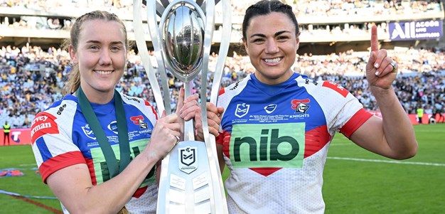 2022 NRLW grand final ceremony