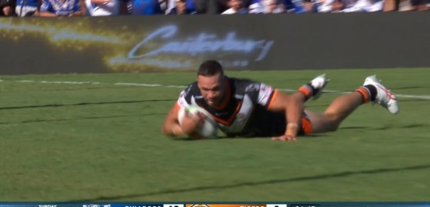 Naden intercept brings Wests Tigers back into it