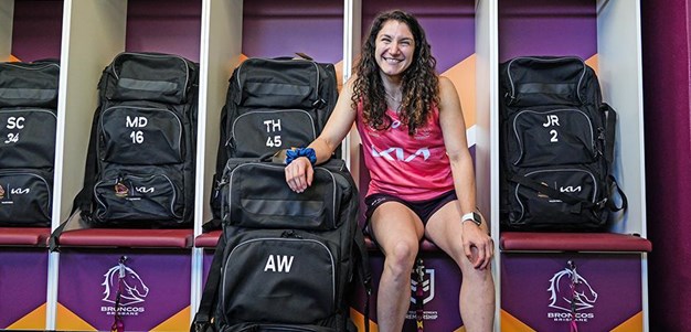 NRLW Player Ashleigh Werner Locker Reaction