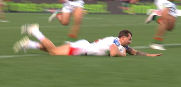 Jaiyden Hunt gets his first NRL try