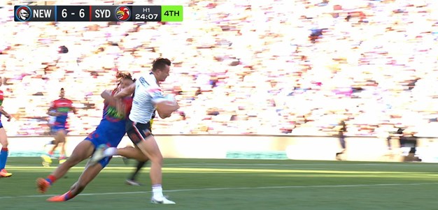 Big Joey Manu dummy too good for Ponga