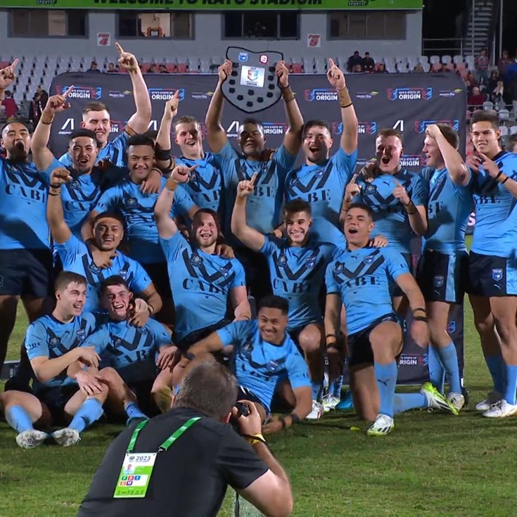 The U19 Blues lift the shield