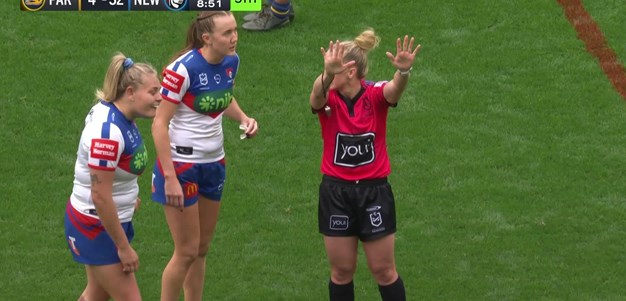 Caitlan Johnston sent to the sin bin