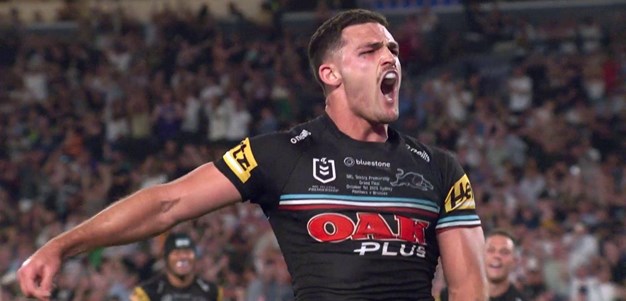 Nathan Cleary's Premiership-winning try