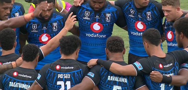 Fijian Hymn in full cry