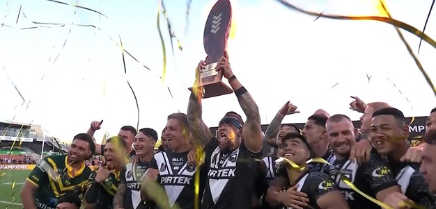 Pacific Championship Trophy post-match presentation