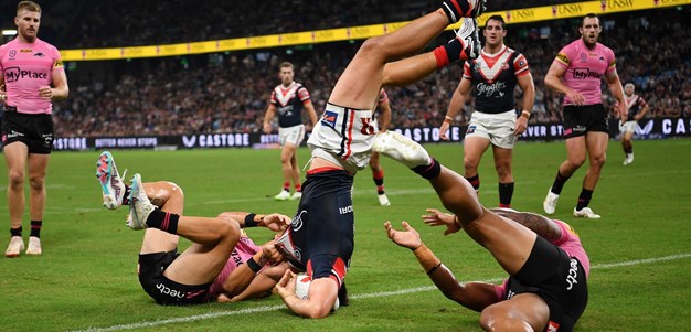 Joey Manu try overturned for obstruction