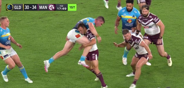 Big tackle from Brooks