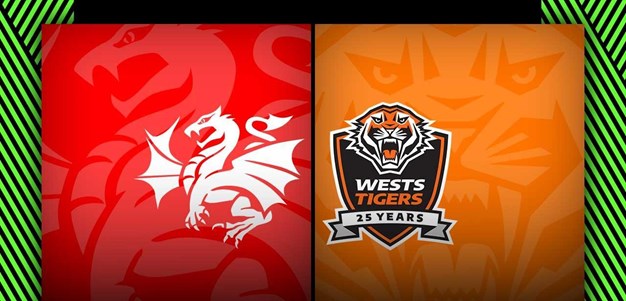 Dragons v Wests Tigers – Round 14, 2024