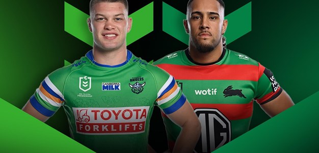 Raiders v Rabbitohs: Round 21