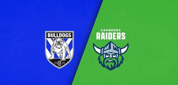 Full Match Replay: Bulldogs v Raiders – Round 22, 2024