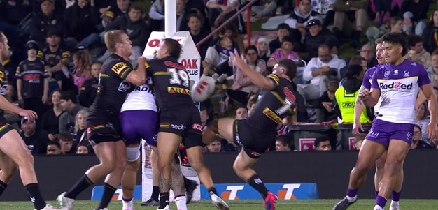 Cleary comes off second best after shoulder-charging Asofa-Solomona