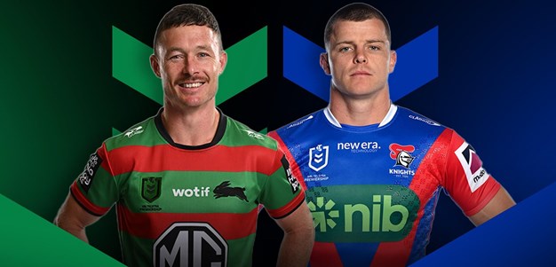 Rabbitohs v Knights: Round 25