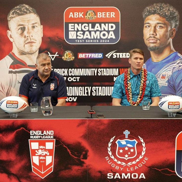 England v Toa Samoa Pre Match Press Conference