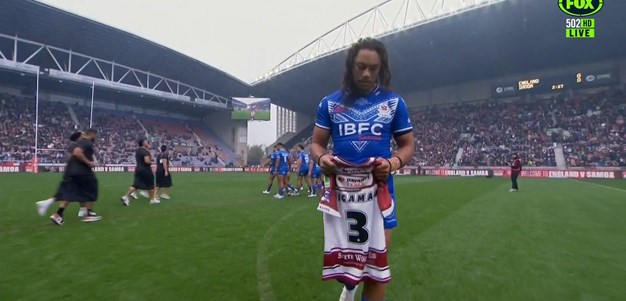 Luai pays tribute to Wigan, All Black and Samoa legend Tuigamala