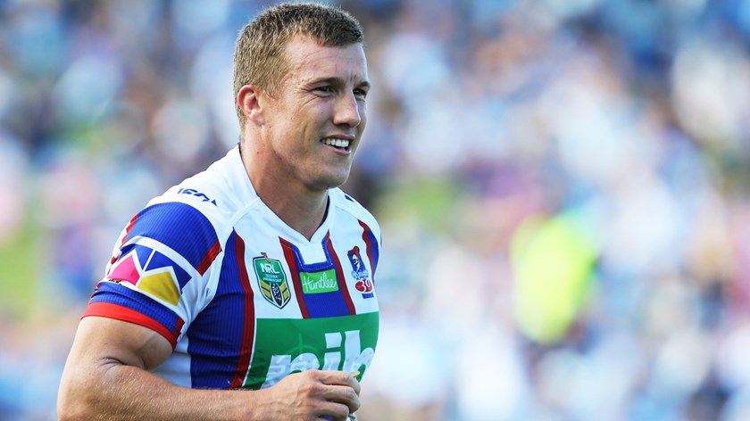 Knights halfback Trent Hodkinson.