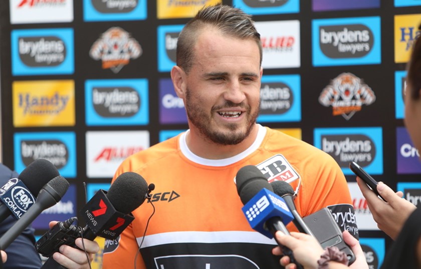 New Wests Tigers five-eighth Josh Reynolds.