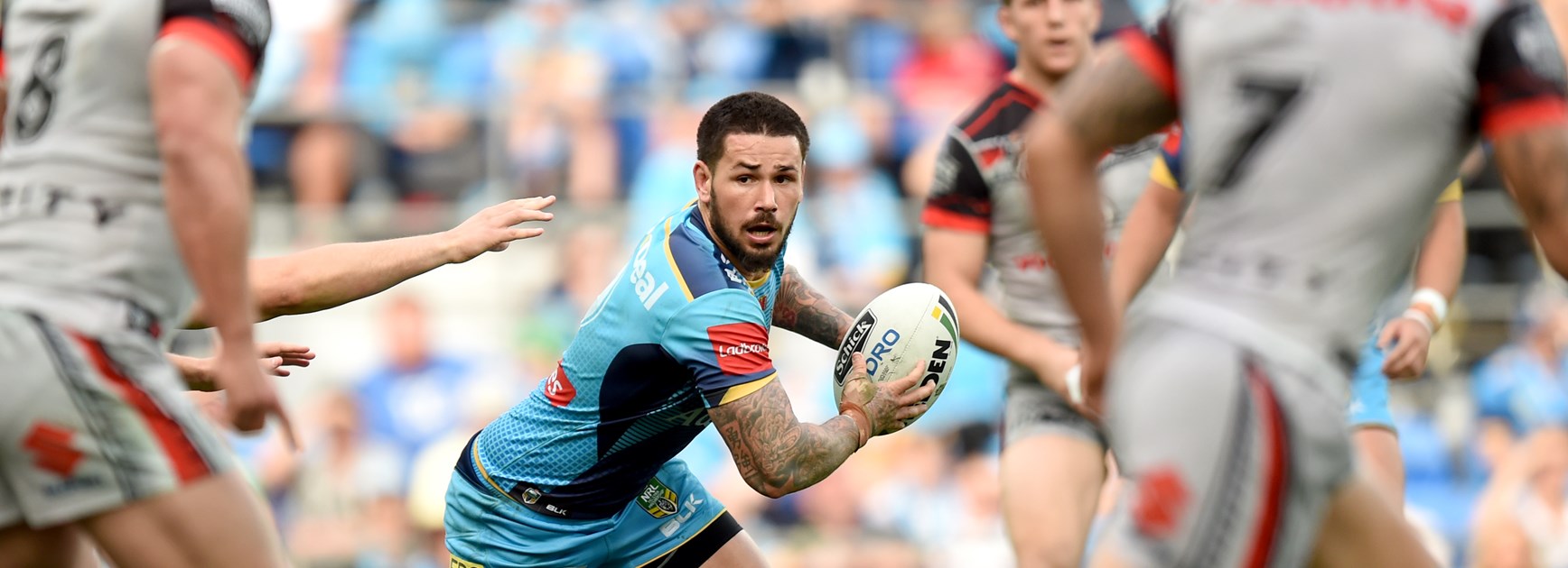 Gold Coast Titans hooker Nathan Peats.