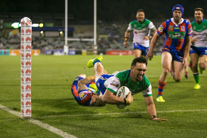 Canberra Raiders winger Jordan Rapana