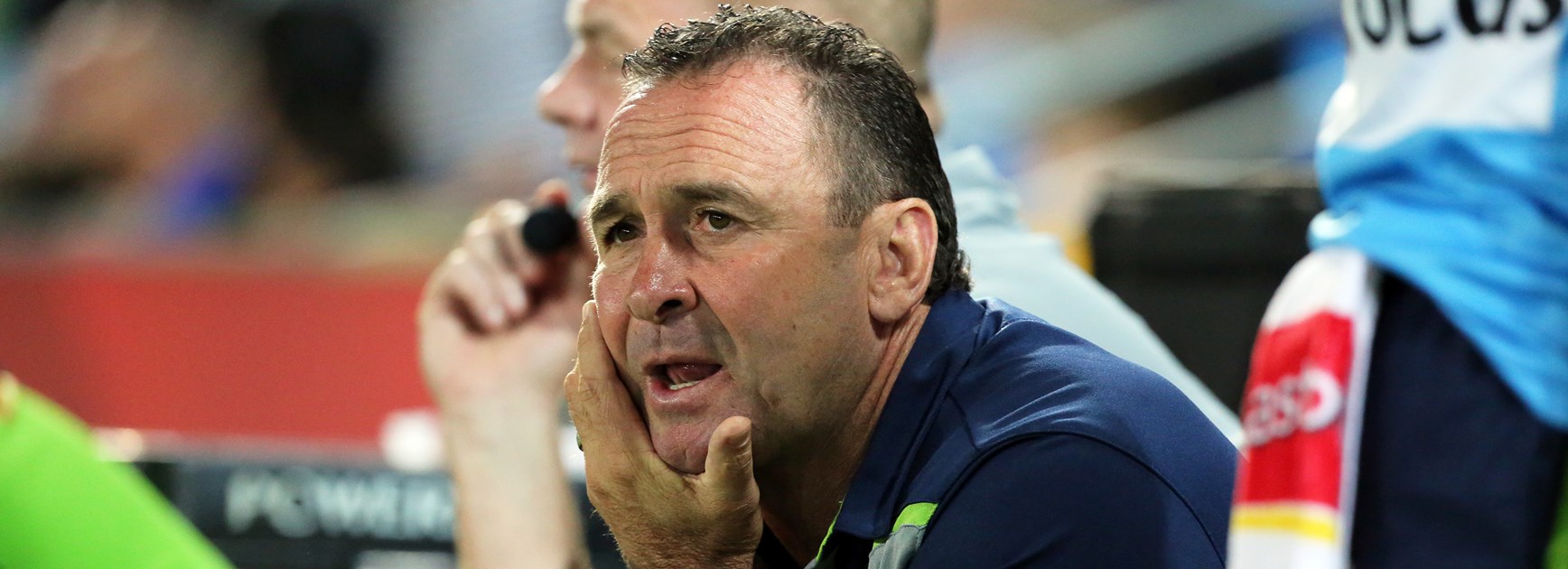 Canberra Raiders coach Ricky Stuart.