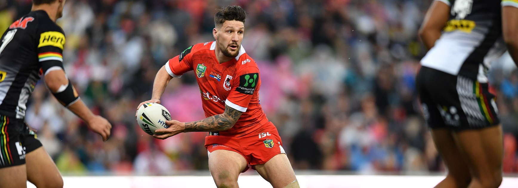 Dragons five-eighth Gareth Widdop.