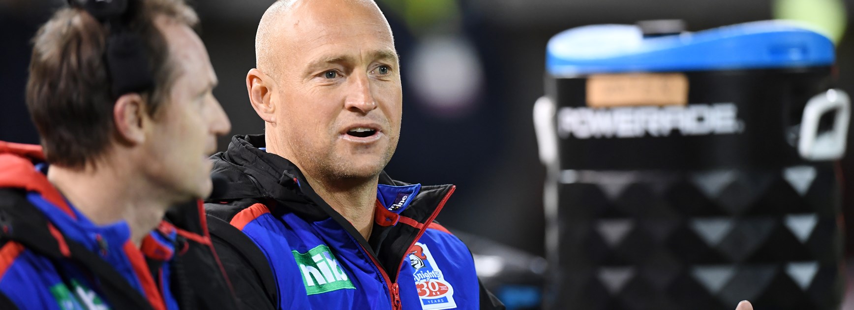 Newcastle Knights coach Nathan Brown.