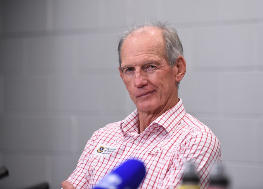 Broncos coach Wayne Bennett.