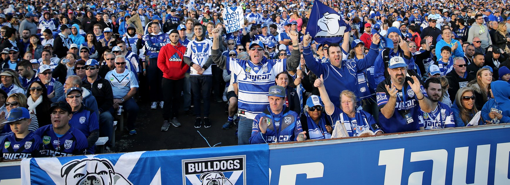 Canterbury fans show their passion at Belmore.