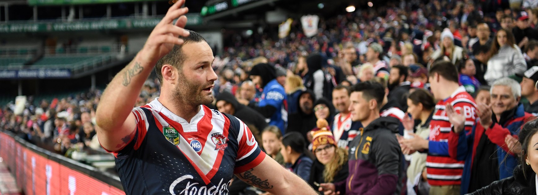 Roosters second-rower Boyd Cordner.