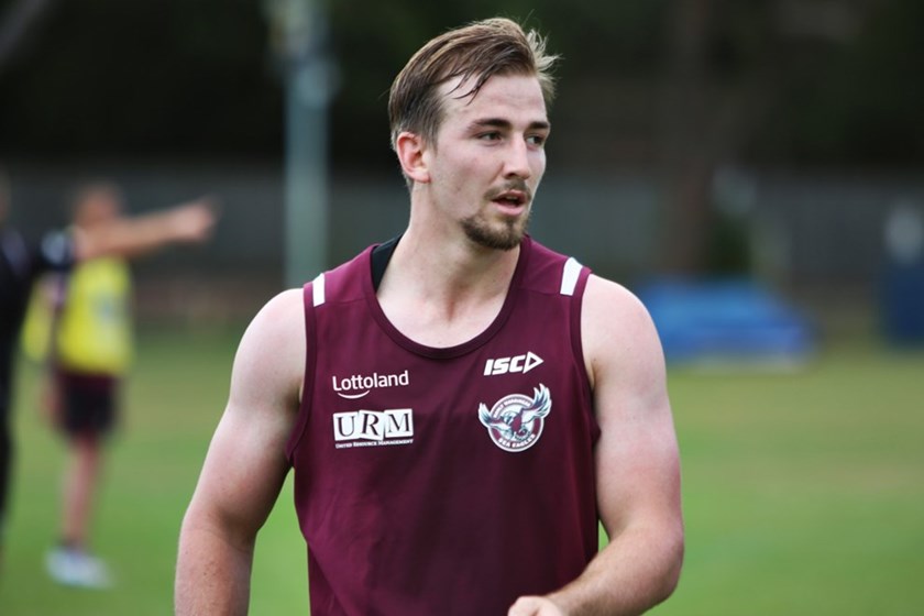 Young Manly five-eighth Lachlan Croker.