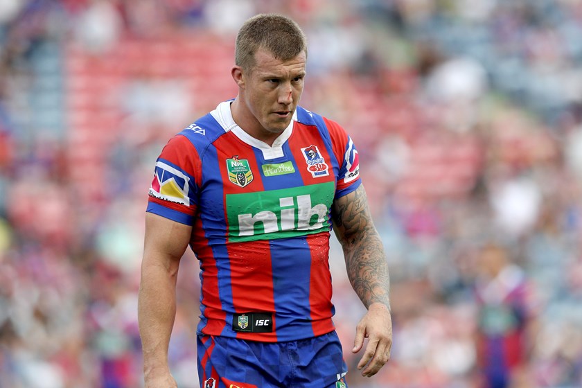 Former Knights halfback Trent Hodkinson.