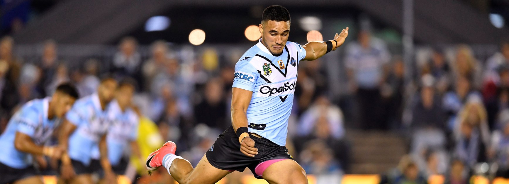 Cronulla Sharks star Valentine Holmes.