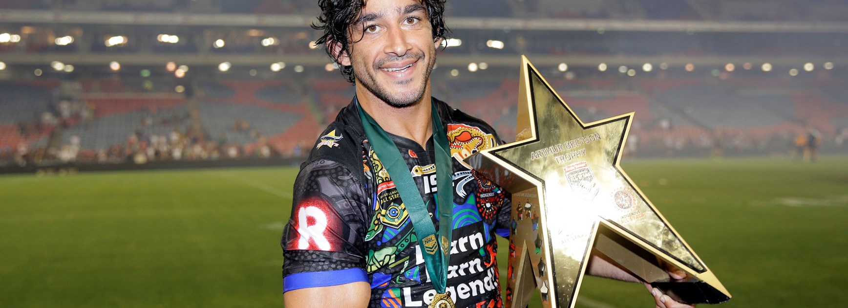 Indigenous All Stars great Johnathan Thurston.