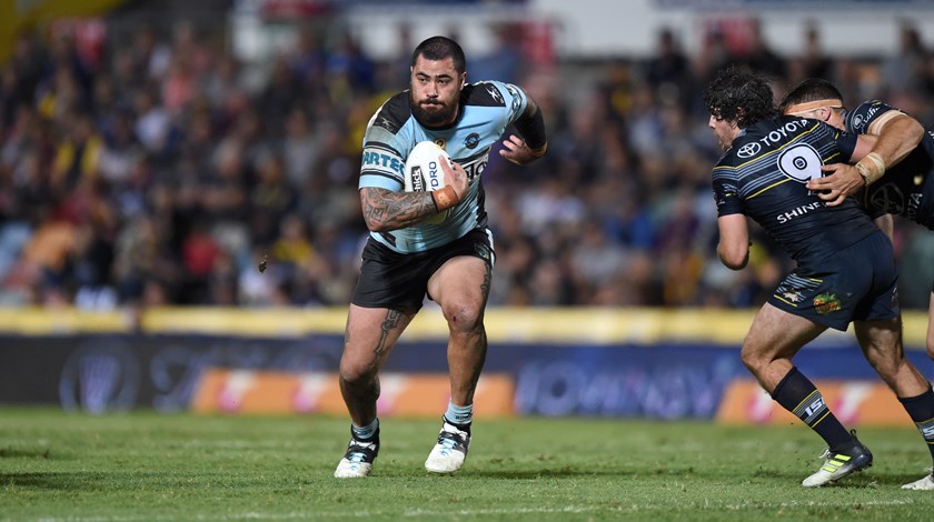 Cronulla Sharks prop Andrew Fifita.