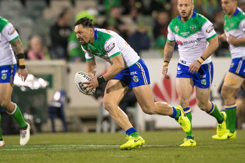 Canberra Raiders winger Jordan Rapana.