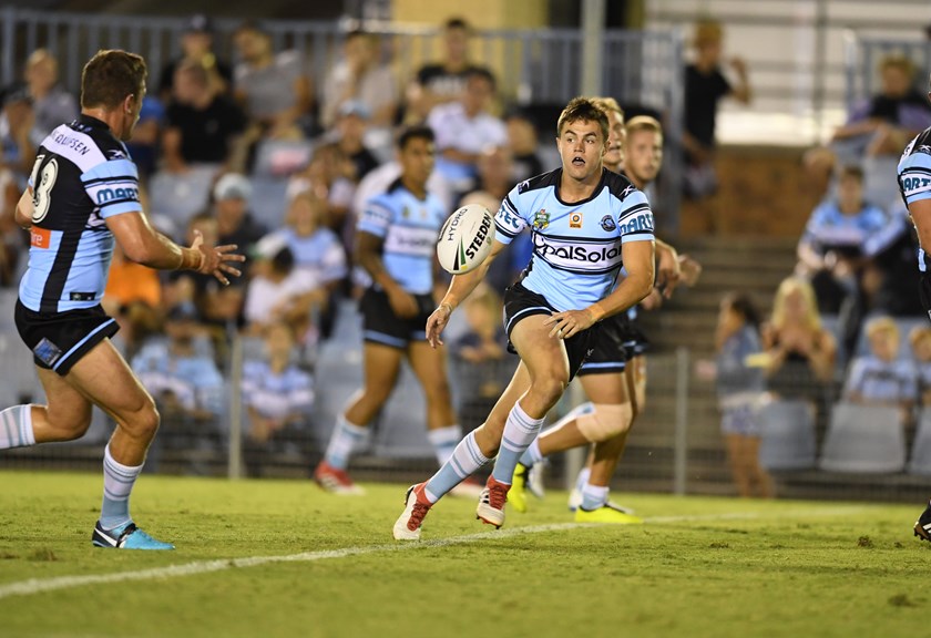 Cronulla Sharks halfback Kyle Flanagan. 