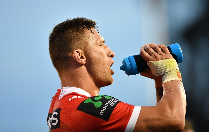 Dragons back-rower Tariq Sims.