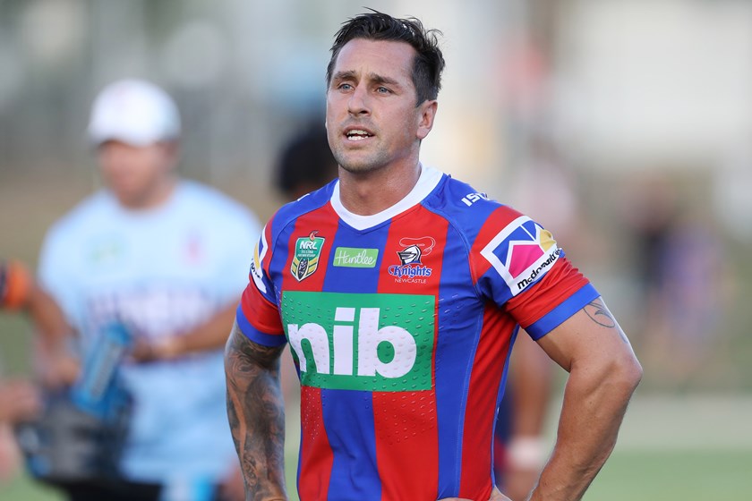 Knights halfback Mitchell Pearce.