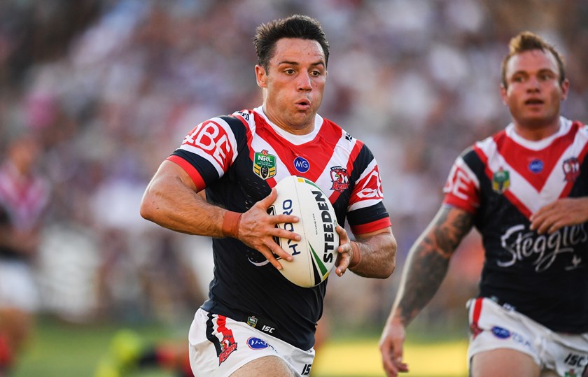 Roosters halfback Cooper Cronk.