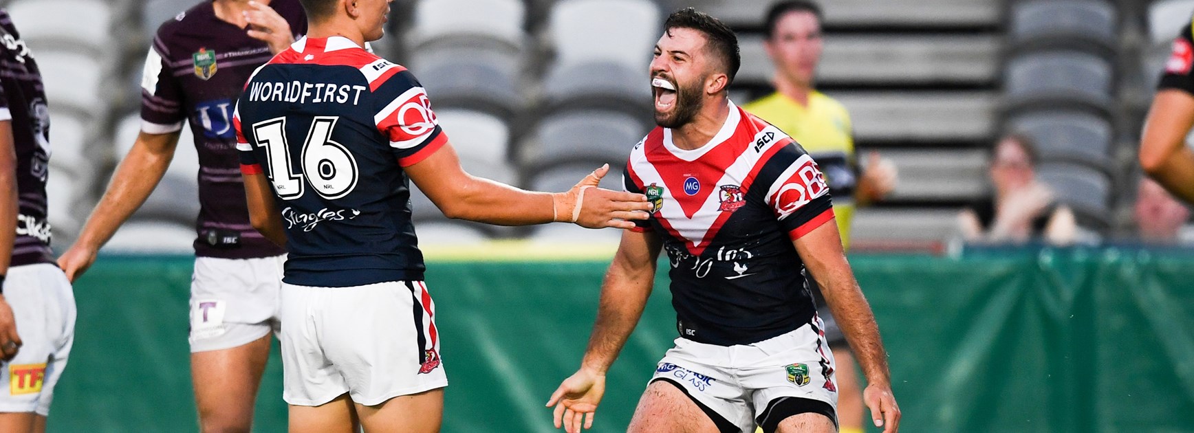 Roosters fullback James Tedesco.