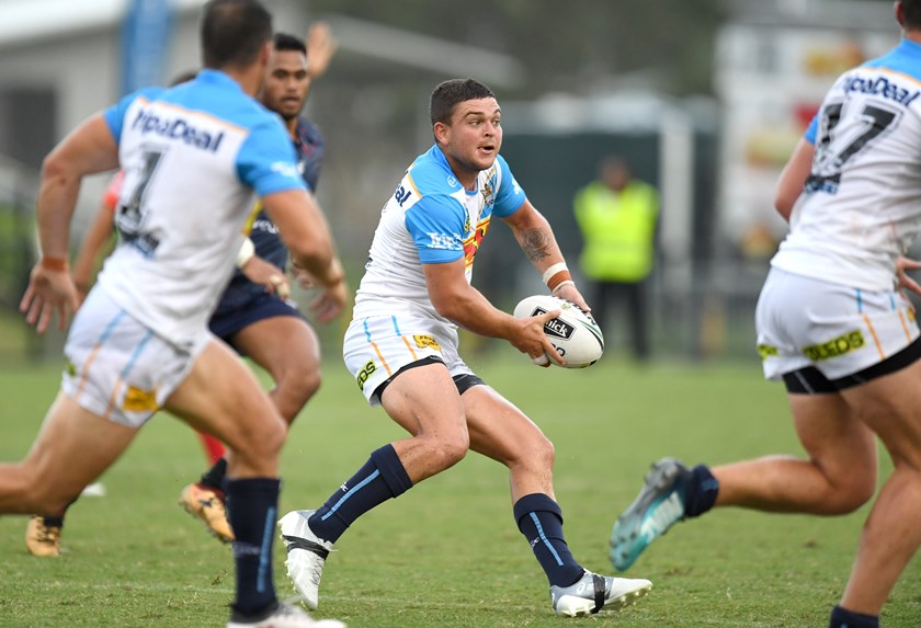 Gold Coast halfback Ash Taylor.