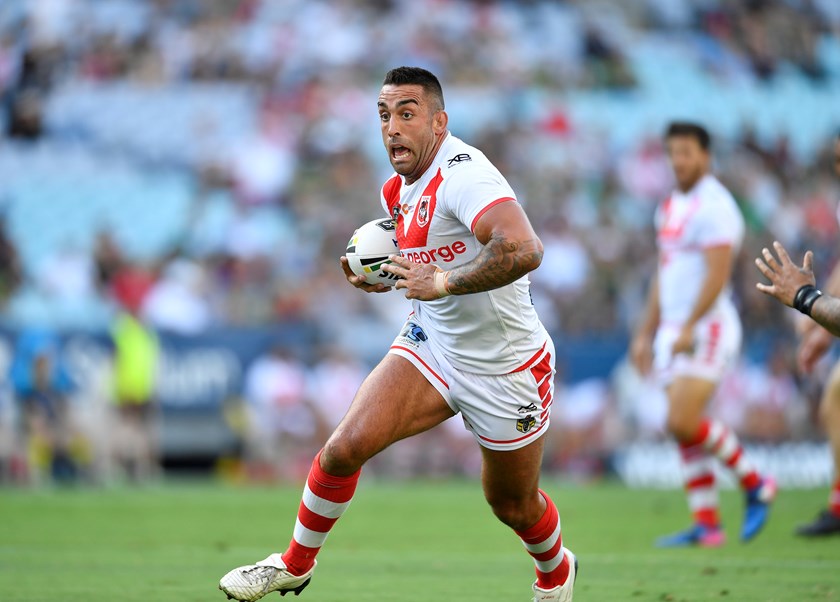 St George Illawarra Dragons prop Paul Vaughan. 