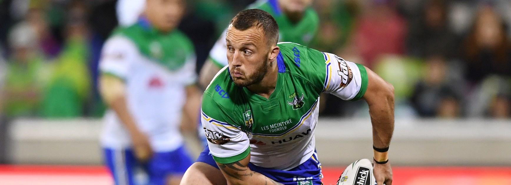 Canberra Raiders hooker Josh Hodgson. 